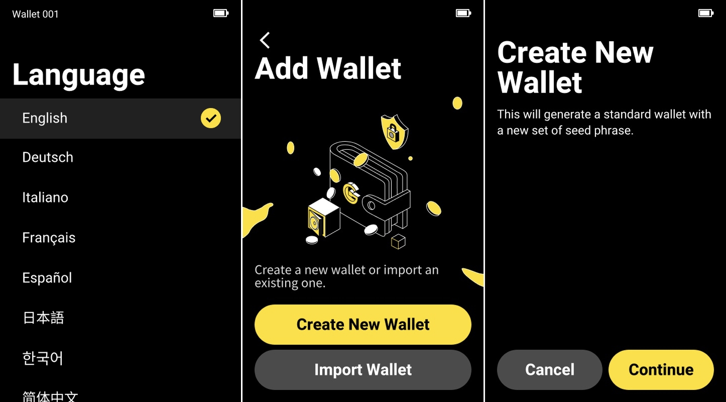 Create Wallet
